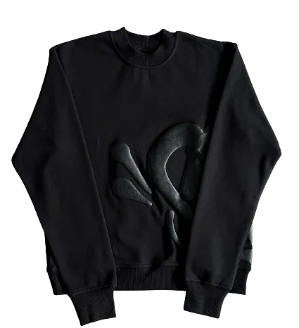 Syna World Black Crewneck Tracksuit