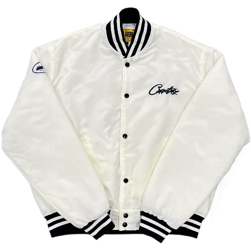 CORTEIZ VARSITY JACKET WHITE