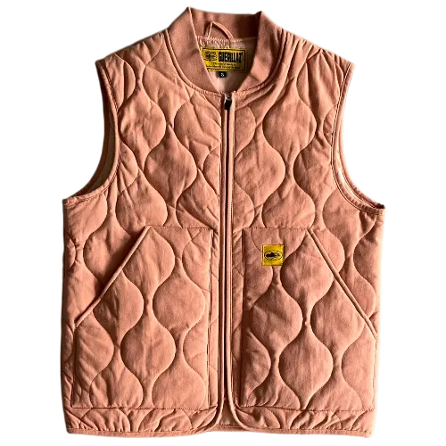 corteiz vest gilet jacket Guerillaz Quilted - Pink