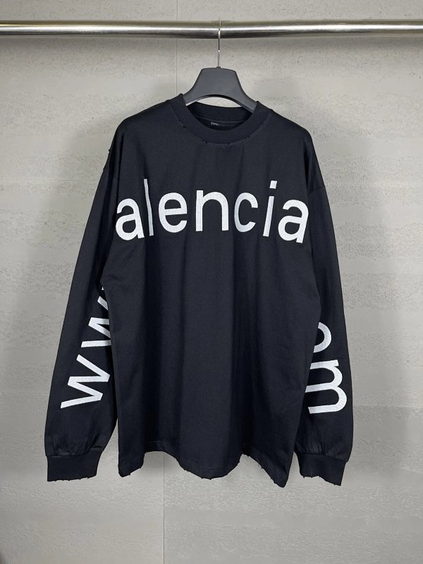 Balenciaga Text Long sleeve (2+ Colorways)