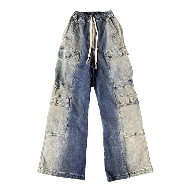 Rick Owens Edfu Cargo Denim Cargo (blue)