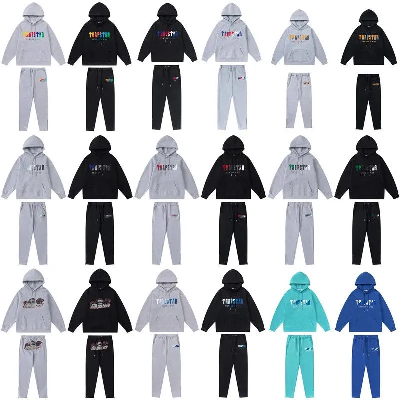 Top selling Trapst European and American fashion brand gradient letter tiger head print hooded sweat (20)