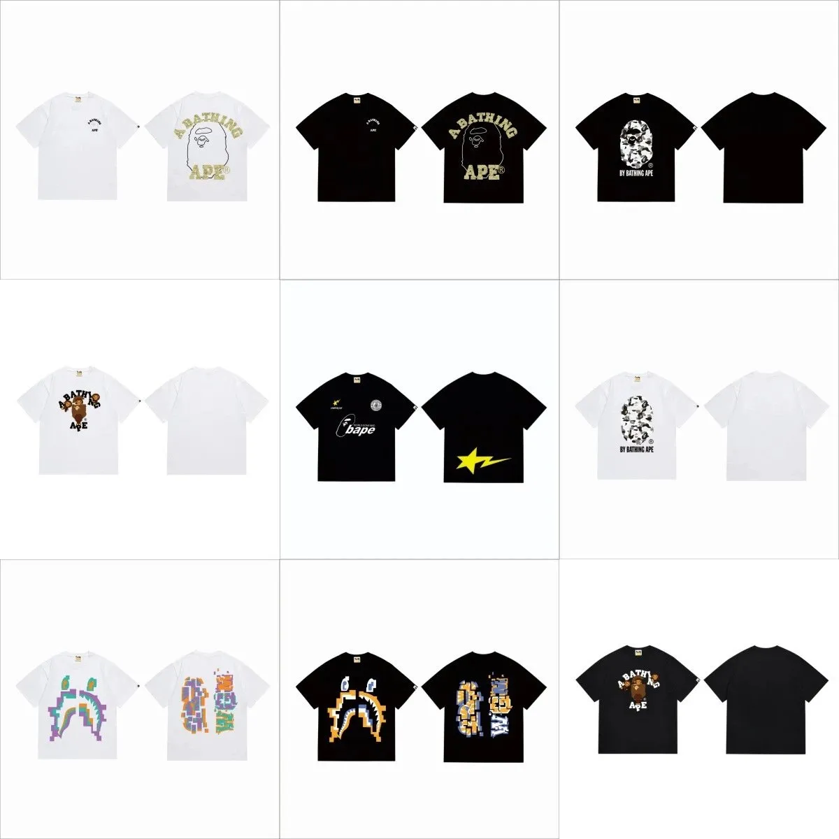 男女情侣装大码宽松套头短袖T恤青少年 w2crep.com (102)
