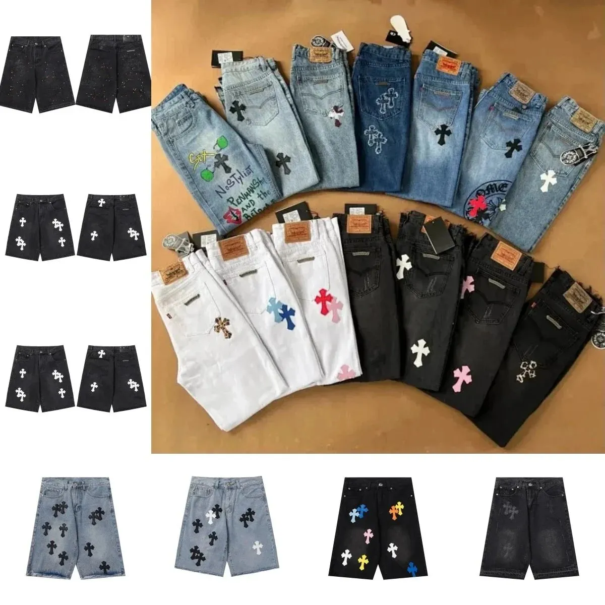 Classic hot style washed distressed jeans     cheapfinds.org (140)