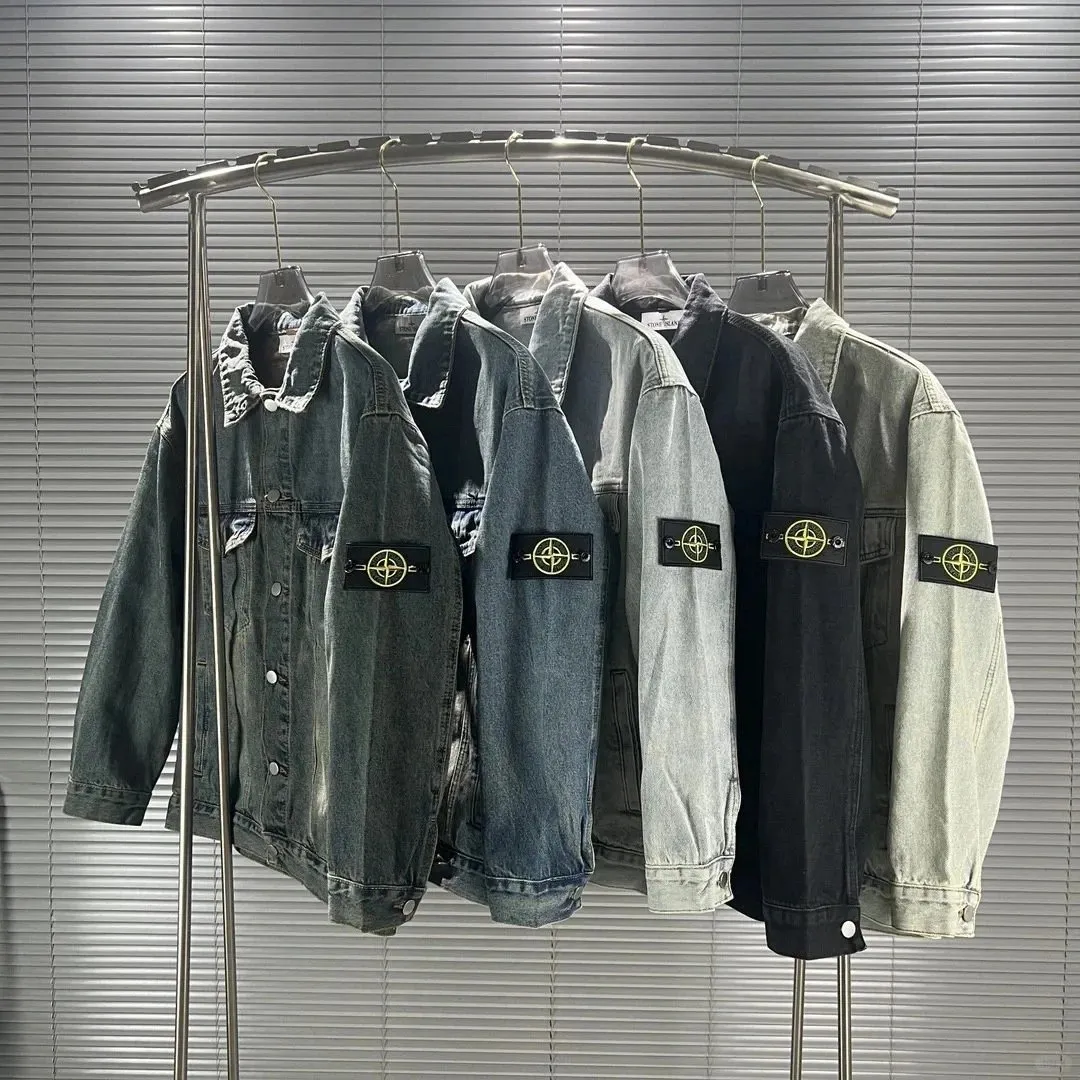潮牌Stone石头鸟重工牛仔衣夹克外套高品潮流上衣水洗做旧情侣款 (26)